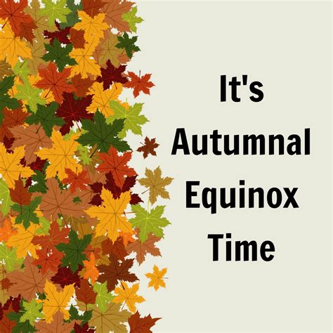 Pagan Traditions and Recipes for the Fall Equinox